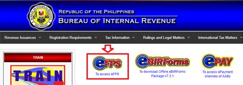bir offline efps|bir philippines website.